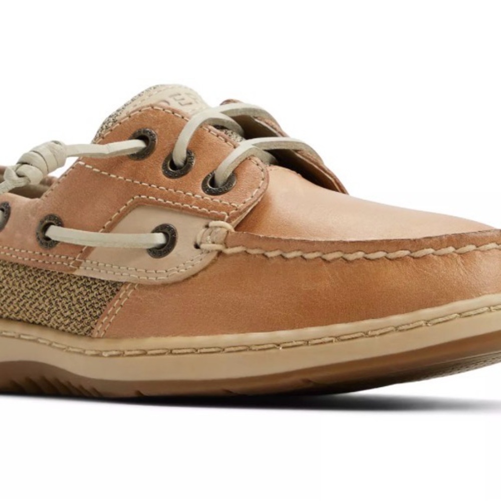 Sperry Women’s Rosefish 3-Eye Tan Lace-up Boat Shoes US 6.5 Great condition